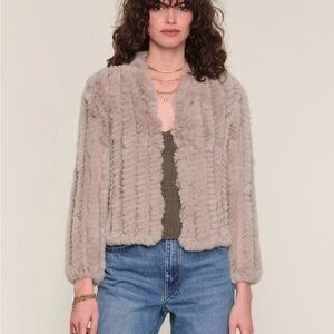 Heartloom Women's Fur Jacket - Rosa